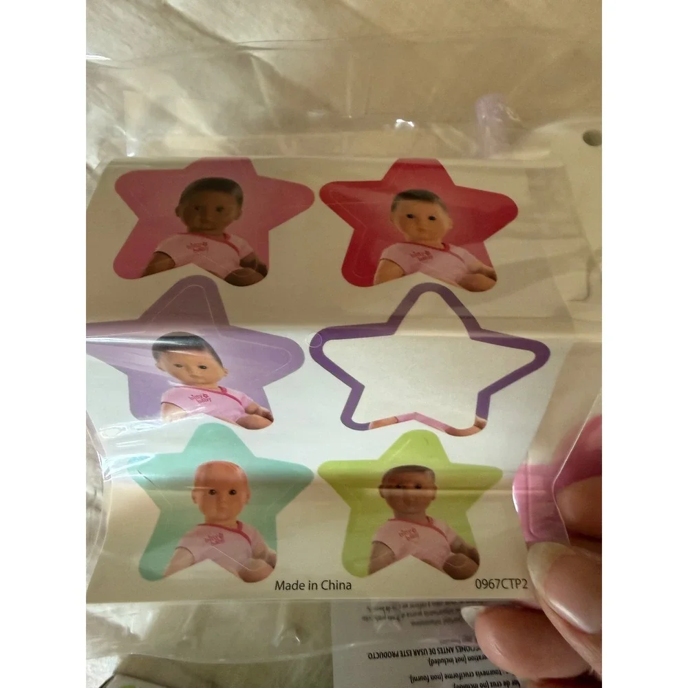 American Girl Bitty Baby Lights and Sounds Monitor Set with Stickers and Box